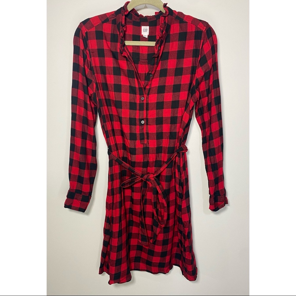 GAP Buffalo Plaid Dress